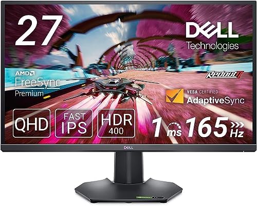 Dell G2724D 27 QHD (2560x1440) Écran PC Gaming, 165Hz, Fast IPS, 1ms, AMD  FreeSync Premium, Compatible NVIDIA G-SYNC, 99% sRGB, HDR 400, 2x  DisplayPort, HDMI, Garantie 3 ans - Job Alternative